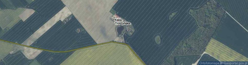 Zdjęcie satelitarne Kępa Troszyńska ul.